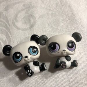 Littlest Pet Shop #89 and #90 Panda’s Lot of Two LPS